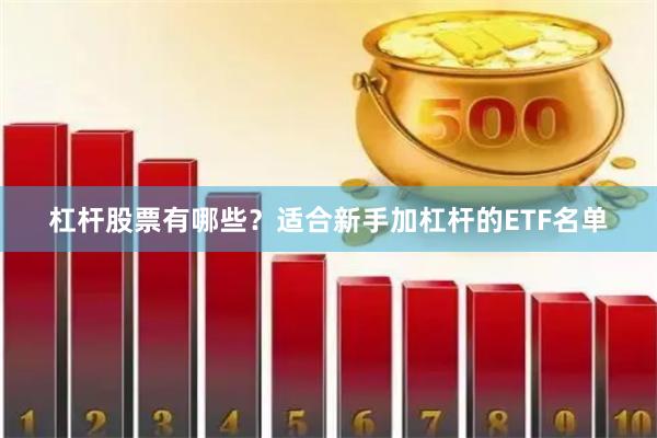 杠杆股票有哪些？适合新手加杠杆的ETF名单